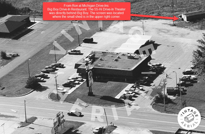 55-Hi Drive-In Theatre - Vintage Aerial